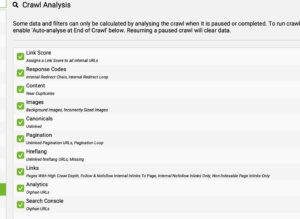 crawl analysis